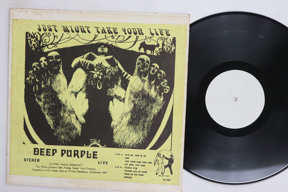 LP Deep Purple Just Might Take Your Life PQ2004 NOT ON LABEL /00260