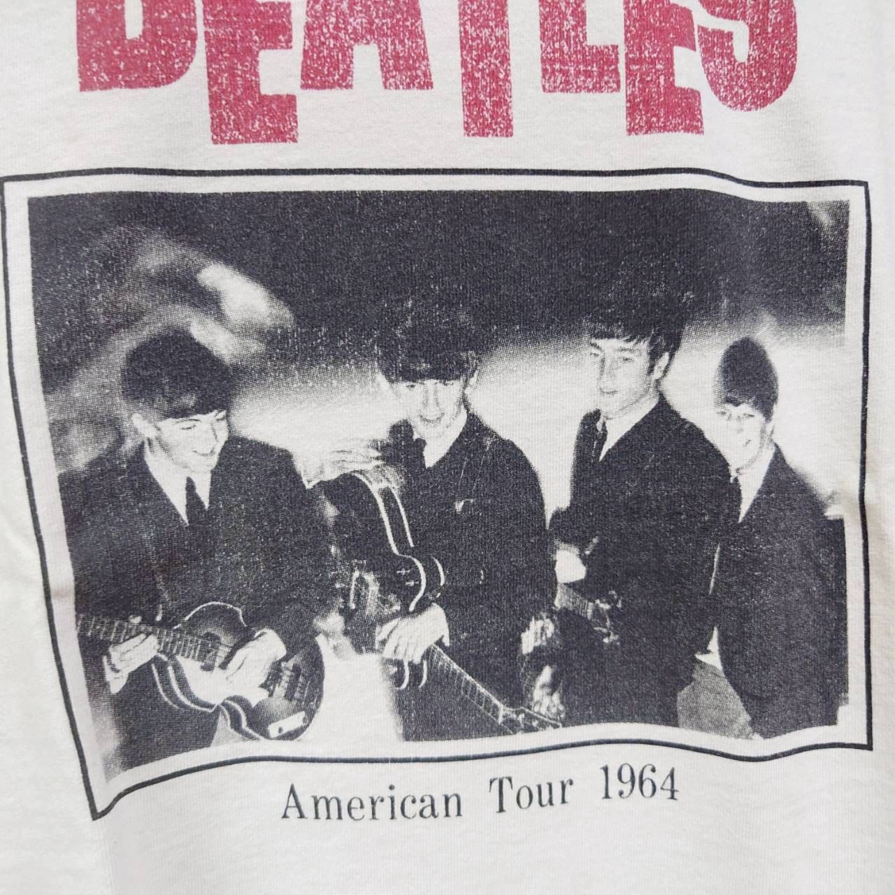 ☆【BEATLES/ビートルズ ラグラン 半袖 ツアーT】バンドT ロックT 