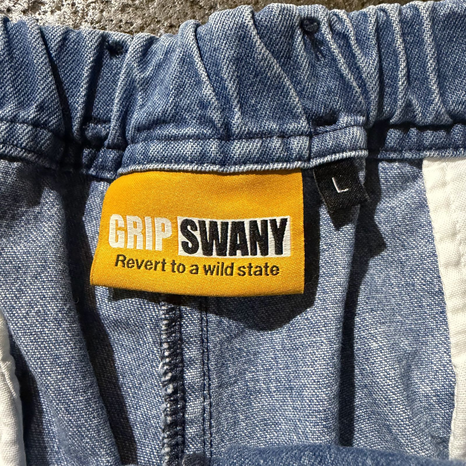 STABRIDGE x GRIP SWANY INNER CITY EXPLORER DENIM SHORTS 10.5oz