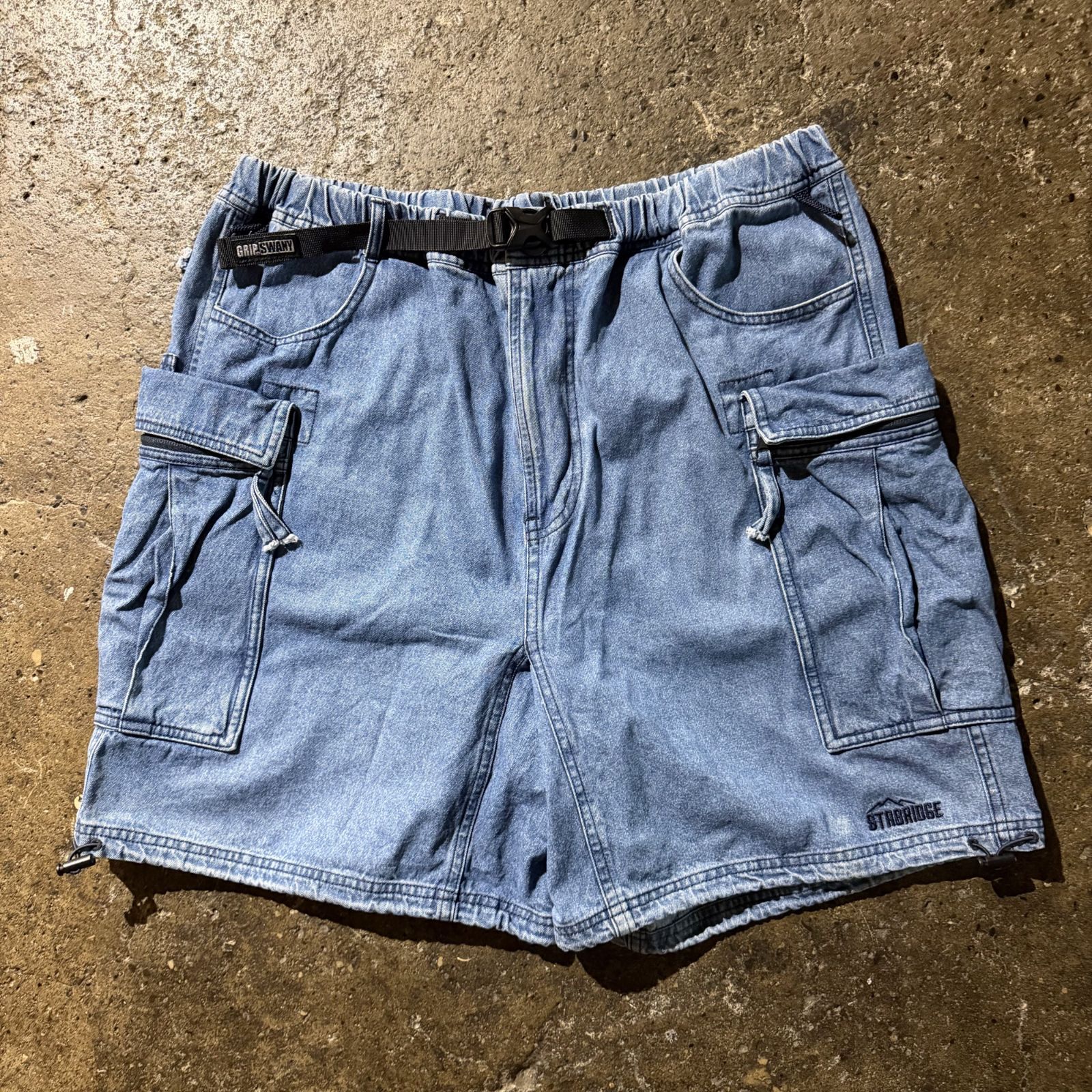 STABRIDGE x GRIP SWANY INNER CITY EXPLORER DENIM SHORTS 10.5oz