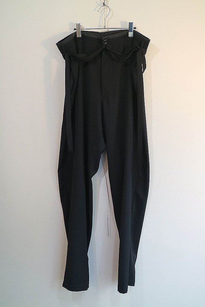 90s Yohji Yamamoto POUR HOMME ウールギャバパンツ ヨウジヤマモト プールオム ブラック M