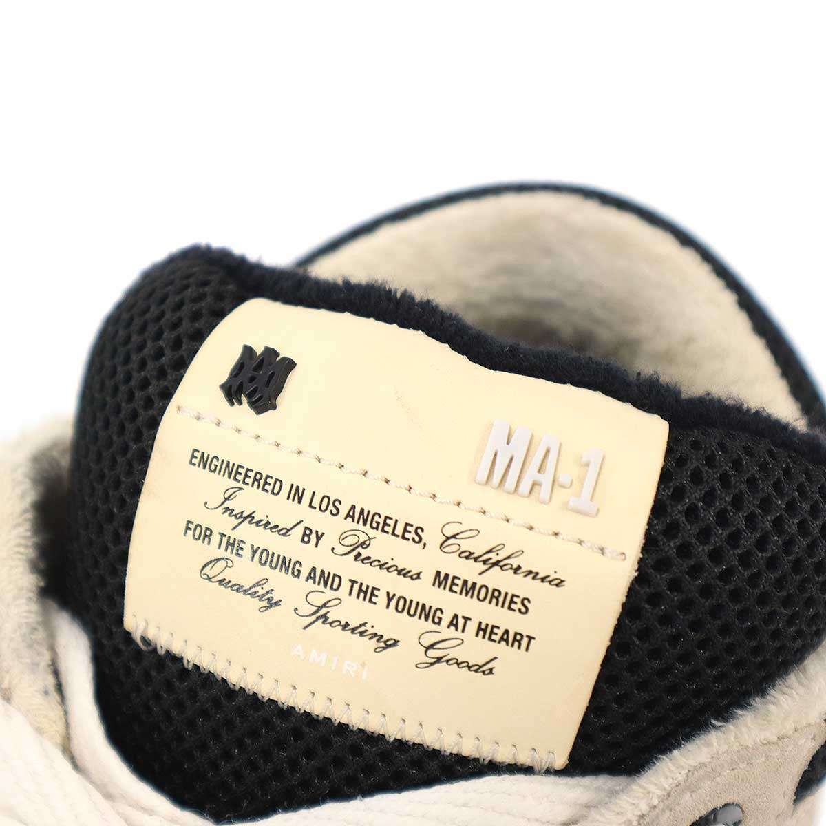 AMIRI アミリ MA-1 スニーカー SS23MFS012-111 ブラック ホワイト 42 