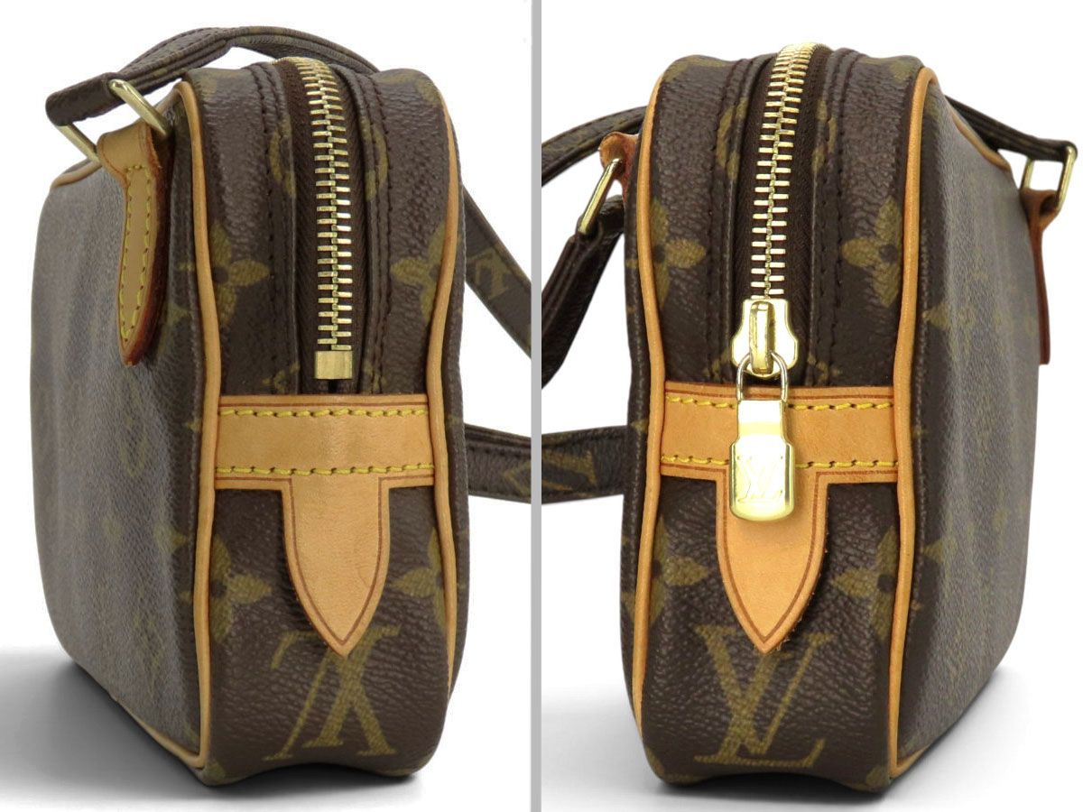 本物 ルイヴィトン LOUIS VUITTON LV ポシェットマルリー バンドリエール モノグラム ショルダーバッグ ポシェット ブラウン M51828 ビトン バッグ 中古 LOUIS VUITTON（ルイ・ヴィトン） ポシェット マルリー バンドリエール