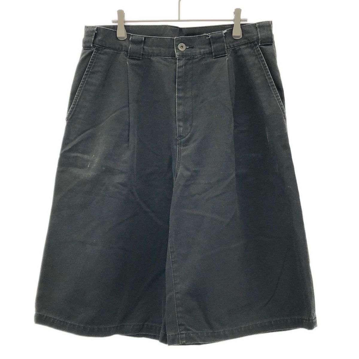 kiivu キフ SHORT PANTS - Pigment Print Chino Cloth ショートパンツ K112511024 ブラック L