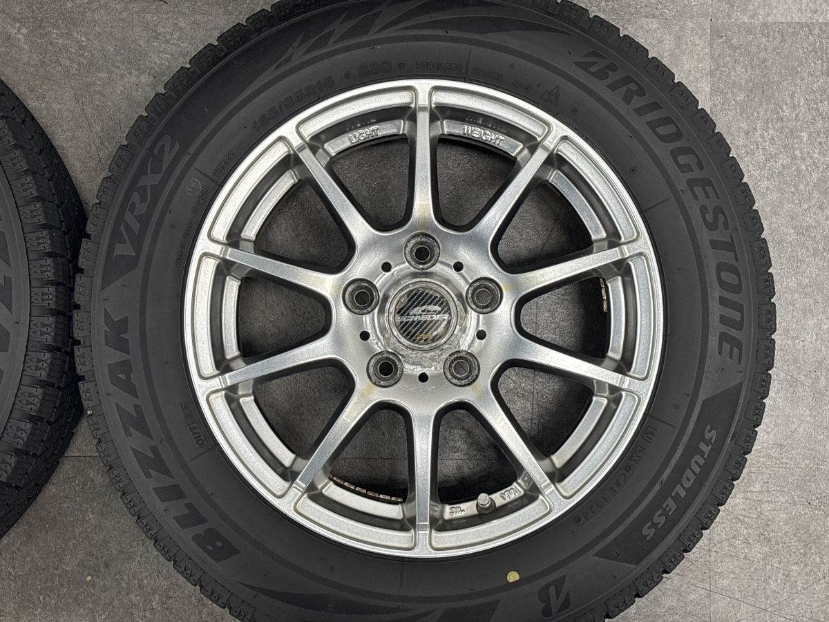 バリ溝】シュナイダー 15in 6J +50 PCD114.3 ブリヂストン ブリザック
