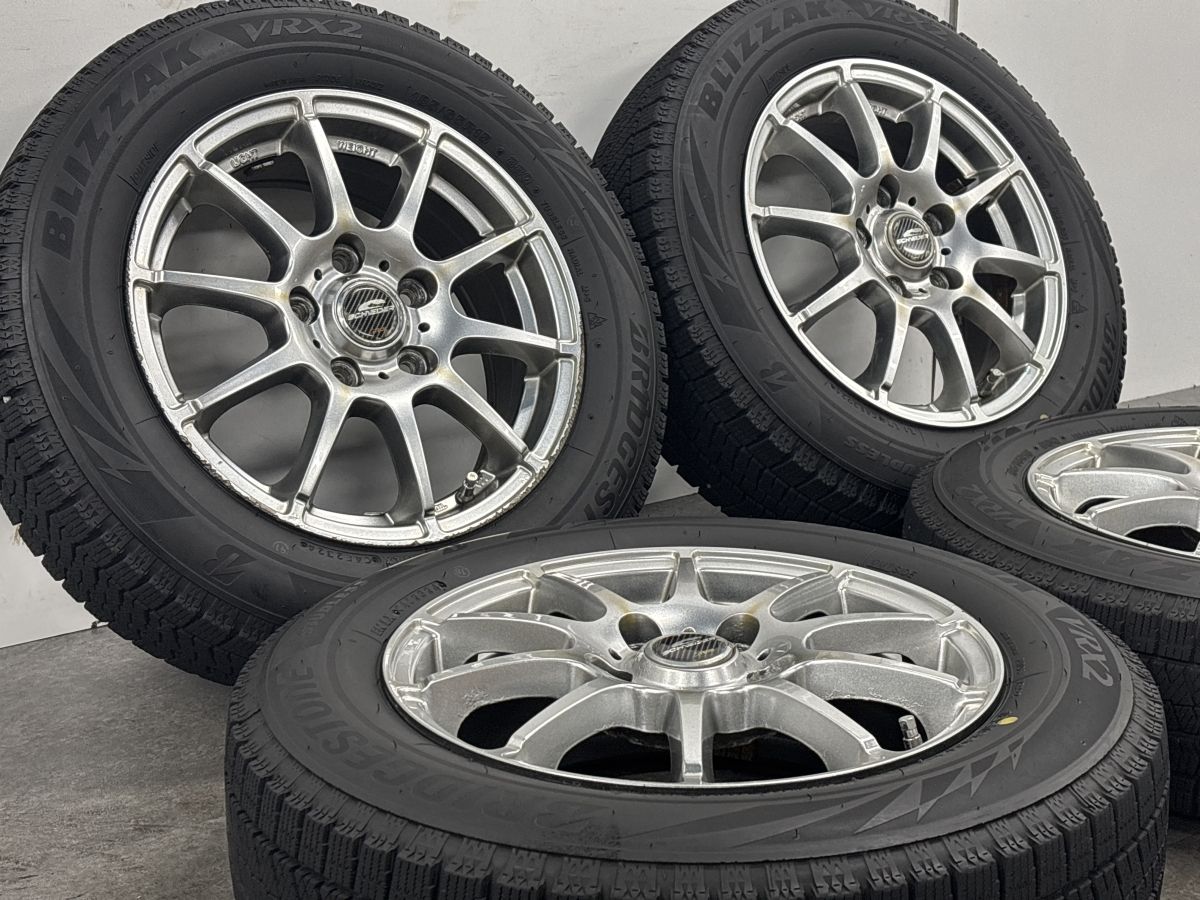 バリ溝】シュナイダー 15in 6J +50 PCD114.3 ブリヂストン ブリザック