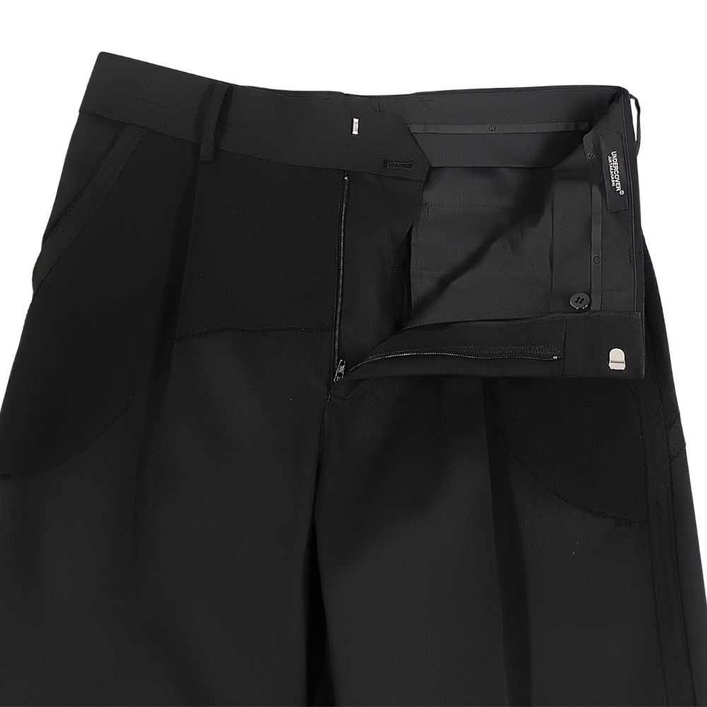 UNDERCOVER アンダーカバー UC2E4512-1 ウール ポリエステル パンツ ブラック サイズ 3 正規品 / 55059 UNDERCOVER アンダーカバー UC2E4512-1 ウール ポリエステル パンツ