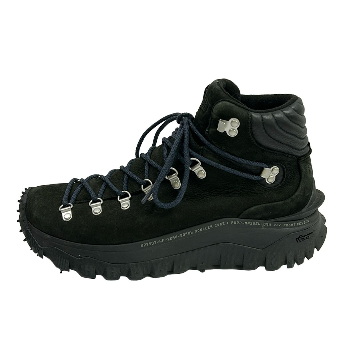 MONCLER(モンクレール) ショートブーツ 43 メンズ 黒 GENIUS/×FRAGMENT