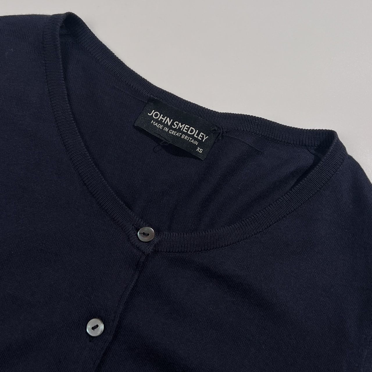 イギリス製 JOHN SMEDLEY ジョンスメドレー ハイゲージ コットン 長袖