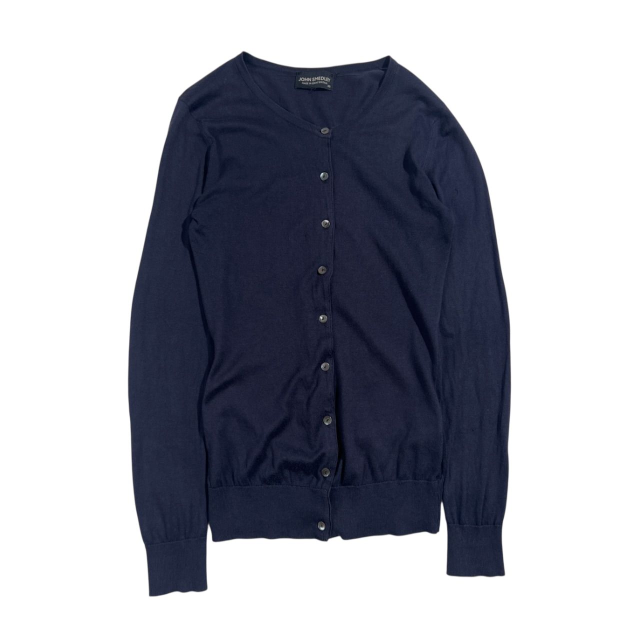 JOHN SMEDLEY コットンカーディガン ジョンスメドレー イギリス製 イギリス製 JOHN SMEDLEY ジョンスメドレー ハイゲージ コットン 長袖