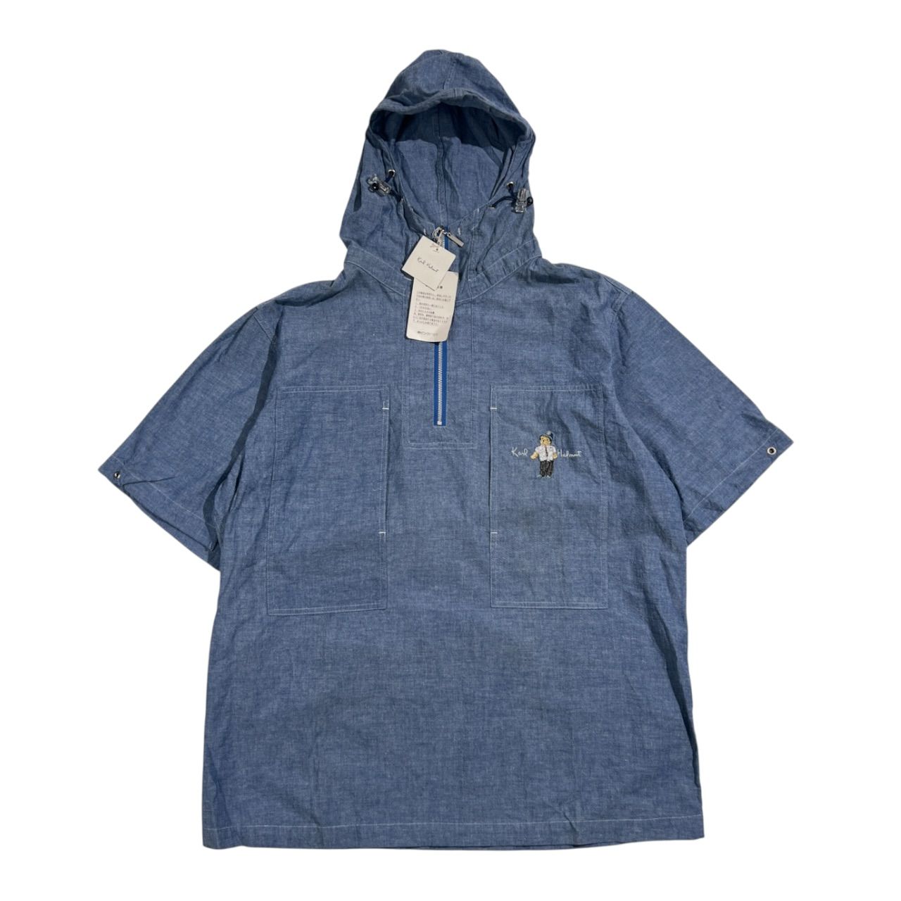 新品 タグ付き Karl Helmut カールヘルム ベアー 刺繍 シャンブレー 