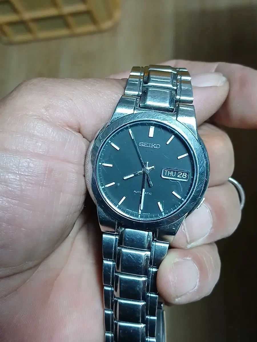 SEIKO オートマチック ブラック デイト デイ デイト メタル 時計 11,491円