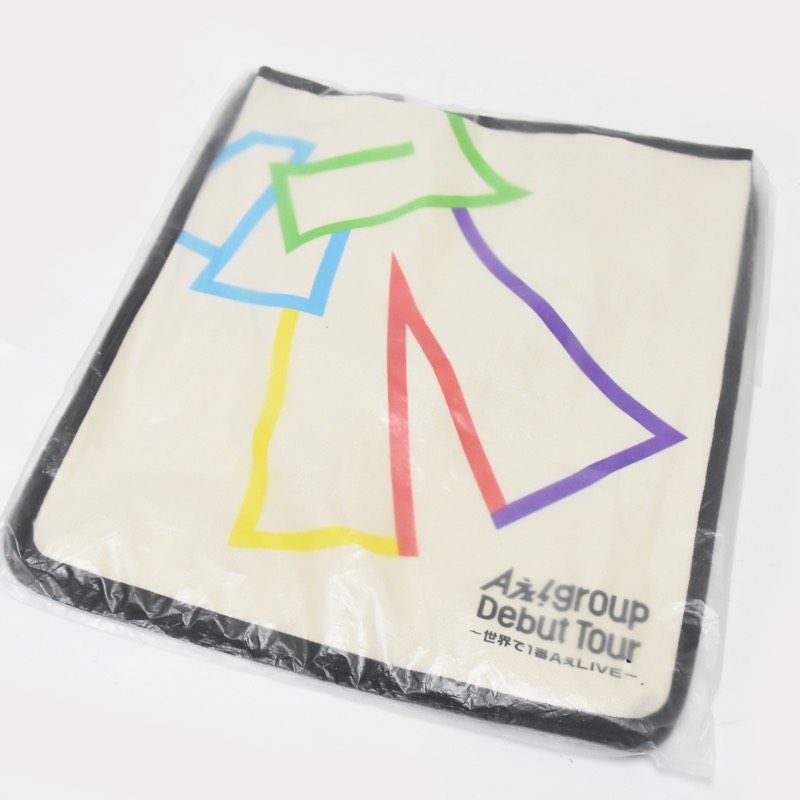 新品 未使用 Aぇ! group Debut Tour 世界で1番AぇLIVE 公式グッズ トートバック キャンバス地 アイボリー ホワイト デビューツアー 2024 アイドル ジャニーズ STARTO 