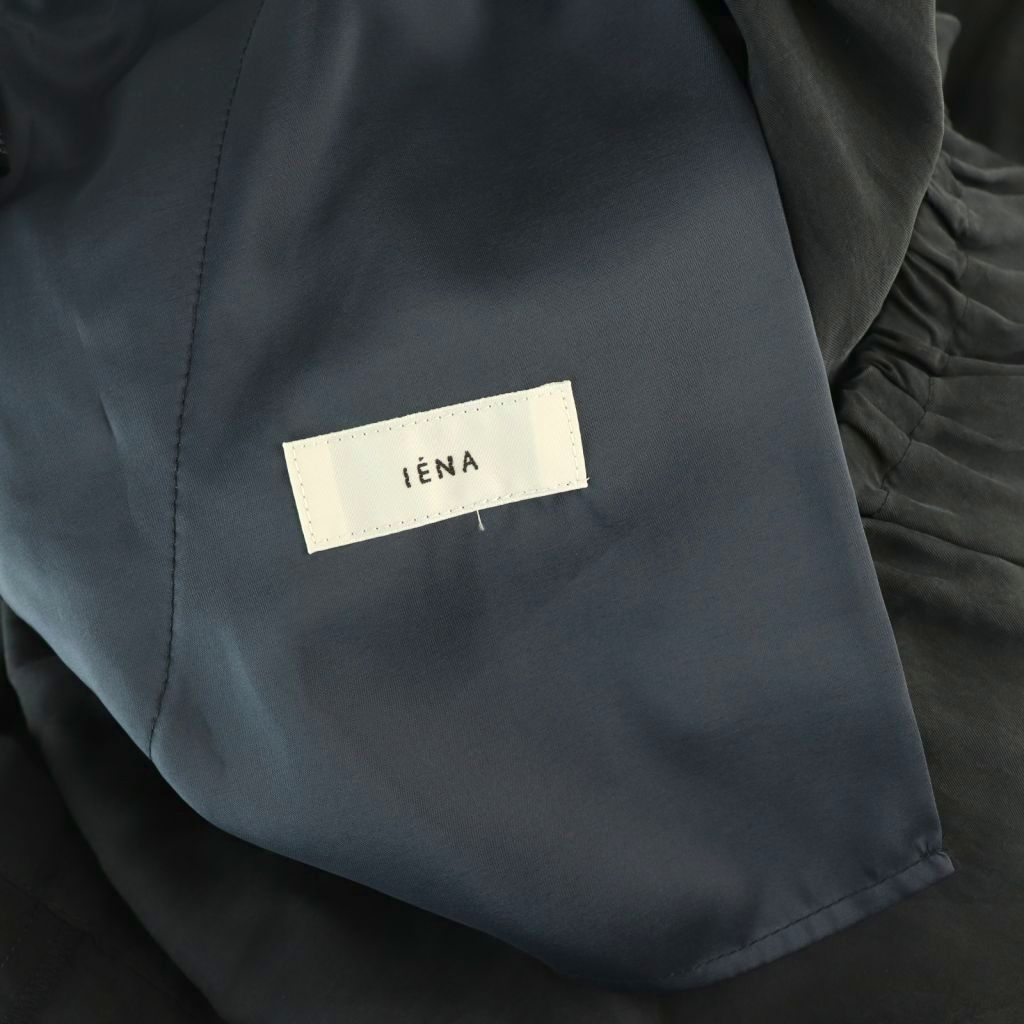 イエナ IENA 25AW キュプラギャザーネックオールインワン 38 紺 /SY