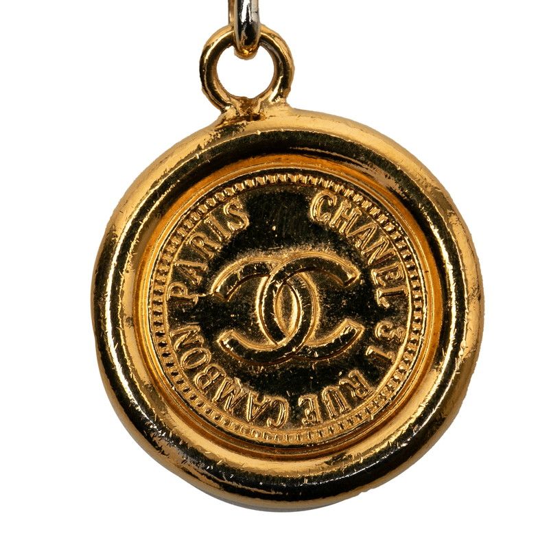 美品 シャネル ココマーク RUE CAMBON チェーンベルト メッキ レディース CHANEL 【1-0262603】 CHANEL - 美品 シャネル ココマーク RUE CAMBON チェーンベルト メッキ
