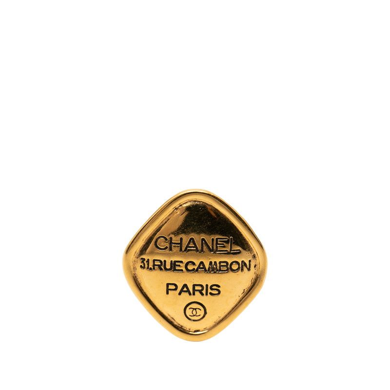 シャネル ココマーク 31 RUE CAMBON ル カンボン ブローチ ゴールド メッキ レディース CHANEL【1-0268700】