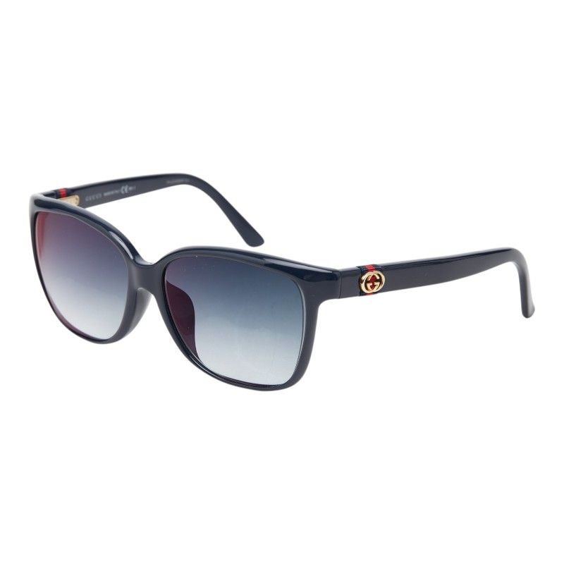 グッチ インターロッキングG サングラス GG3659/F/S ネイビー プラスチック レディース GUCCI【1-0271211】