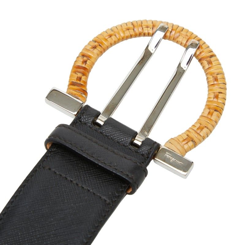 ☆美品☆サルヴァトーレ フェラガモ ヴァラ ベルト ガンメタ レディース85cm FERRAGAMO（フェラガモ） サルヴァトーレフェラガモ ベルト Salvatore