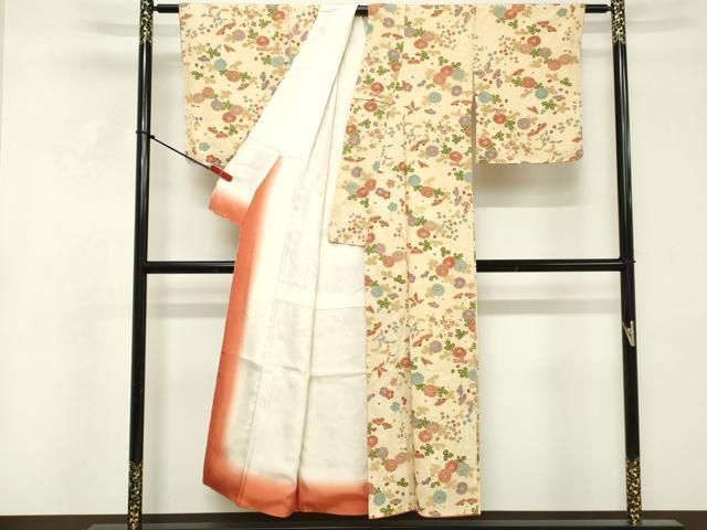 平和屋着物▽小紋　単衣　舞蝶花松文　金彩　洗える着物　DAAV5585az 平和屋着物□上質な小紋 花蝶文 正絹 逸品 DABF4110cd - メルカリ