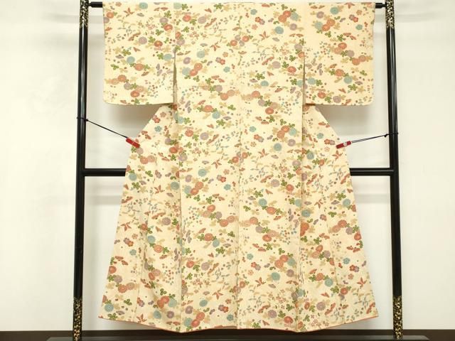 平和屋着物●上質な小紋　舞花文　泊散らし　金彩　正絹　逸品　未使用　CABD7211ut 平和屋着物□上質な小紋 舞花文 金彩 正絹 逸品 CABD7175xe - メルカリ