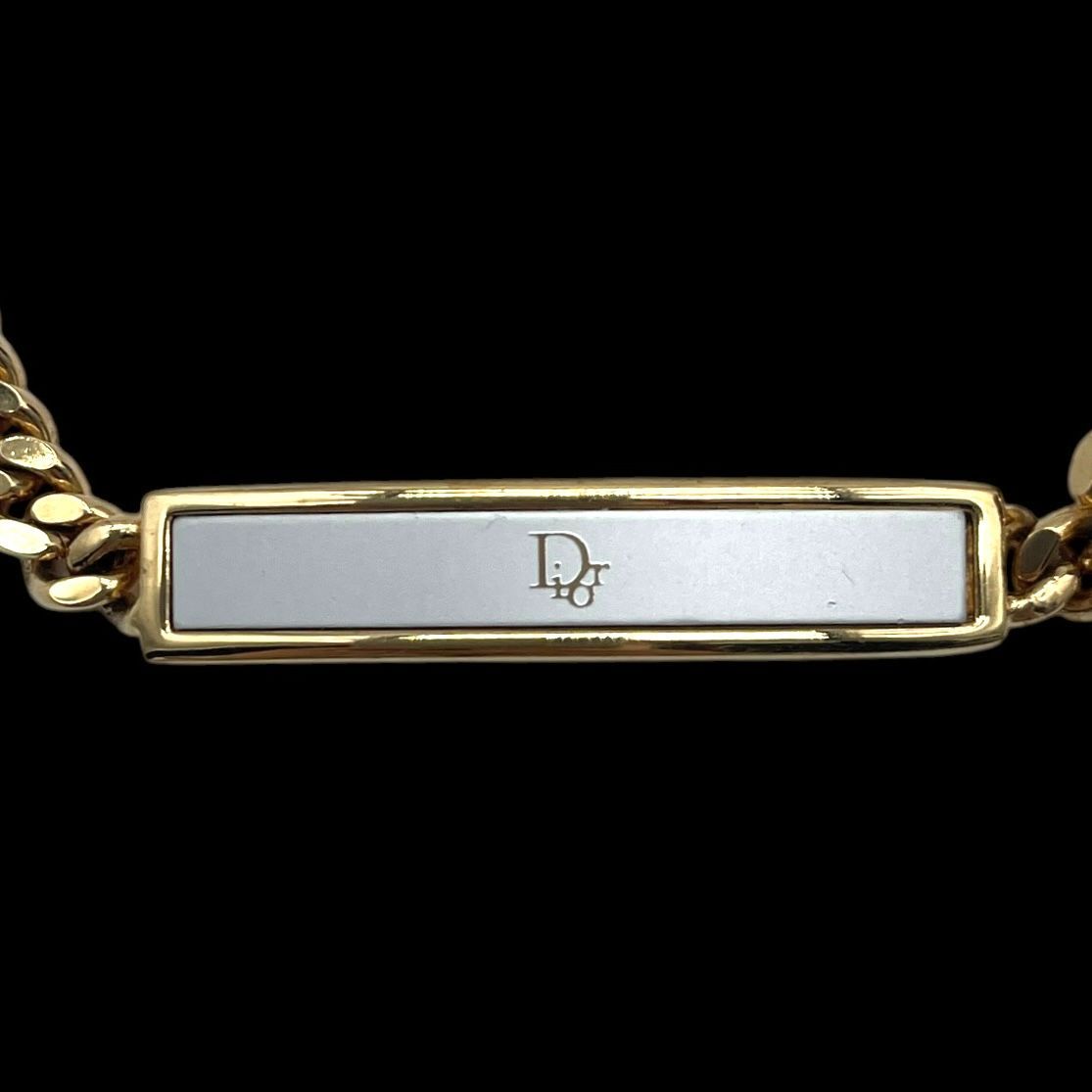Christian Dior クリスチャンディオール ブレスレット ロゴプレート