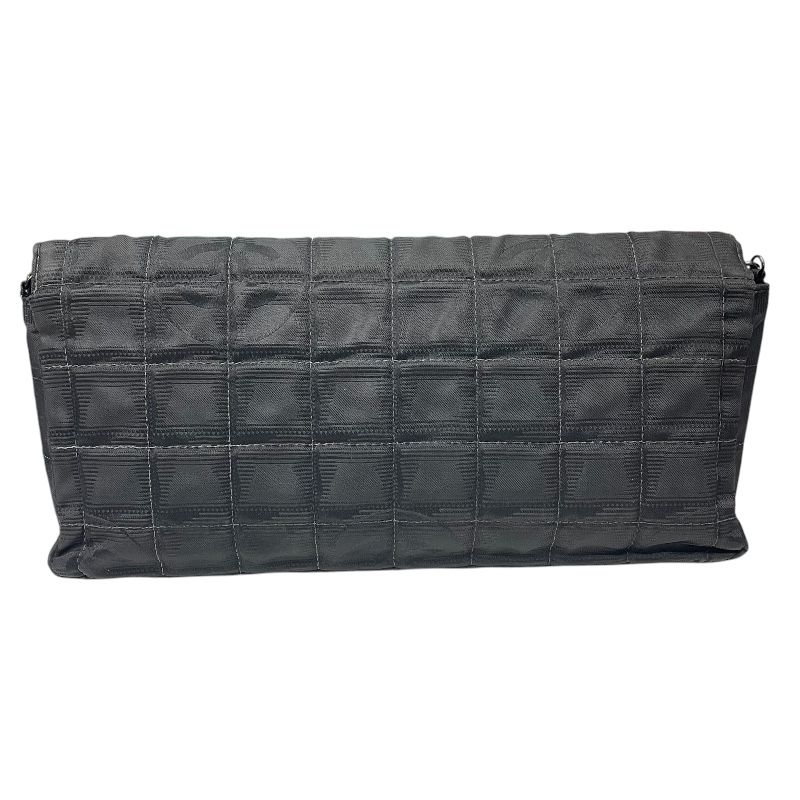 シャネル CHANEL ニュートラベルラインフラップバッグ A15316 ブラック ナイロンジャガード レディース ショルダーバッグ シャネル CHANEL ニュートラベルラインフラップバッグ A15316 ブラック ナイロンジャガード レディース ショルダーバッグ