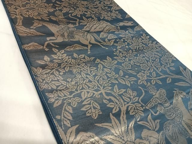 平和屋着物◎六通柄袋帯 狩猟文 金糸 正絹 逸品 AABI1133yx - メルカリ