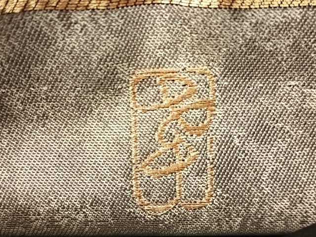 平和屋着物●西陣の名門　加納幸謹製　六通柄袋帯　更紗唐草文　金糸　正絹　逸品　CABG7881vp