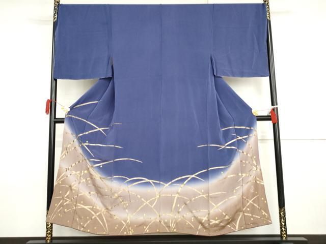送料無料】平和屋着物○人形作家・ホリヒロシ 男性 訪問着 背抜き