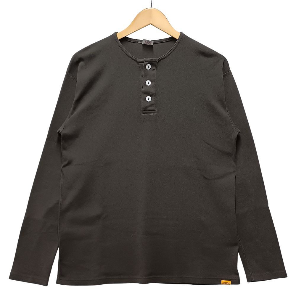 STANDARD CALIFORNIA スタンダードカリフォルニア ヘンリーネック 長袖Ｔシャツ チャコール サイズ S 正規品 / 55046