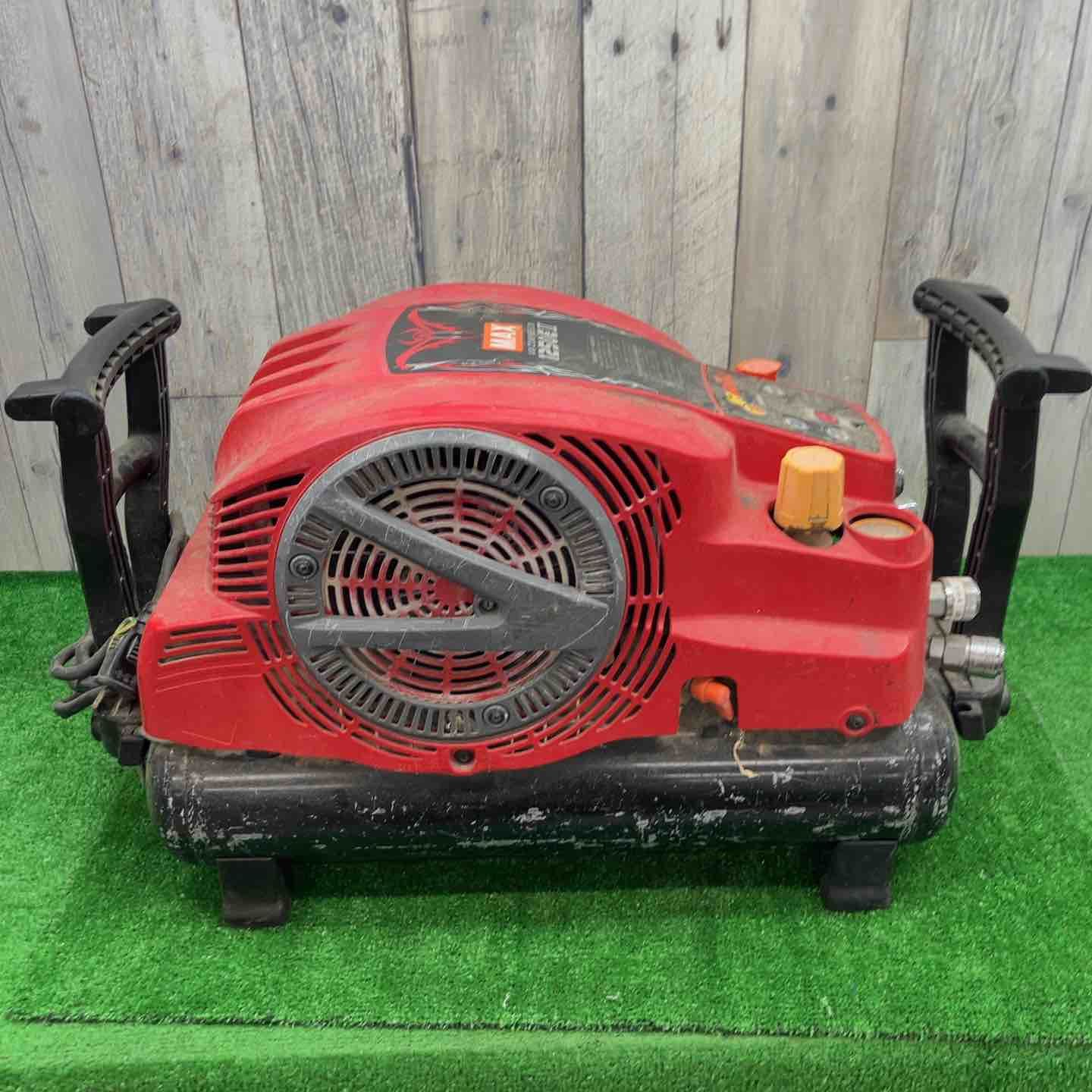 1スタ!【ジャンク品】★マックス(MAX) エアコンプレッサー AK-HL1250E2_レッド◇アクトツール富山店◇Y