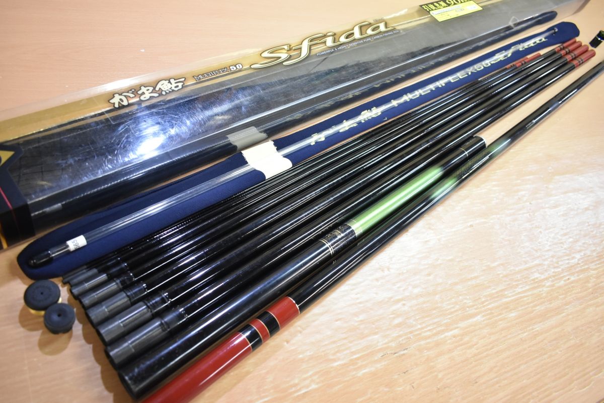 がまかつ　がま鮎サーベリー引抜早瀬マルチフレックス85ー90 美品 がまかつ がま鮎 マルチフレックス 50 スフィーダ 引抜急瀬 90-85