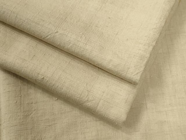 平和屋着物●結城紬　色無地　砥粉色　正絹　逸品　CABE3153yc