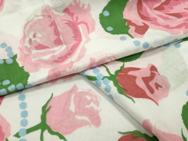 平和屋着物∴夏物　浴衣　薔薇　綿　逸品　CABD9524gh 20,592円