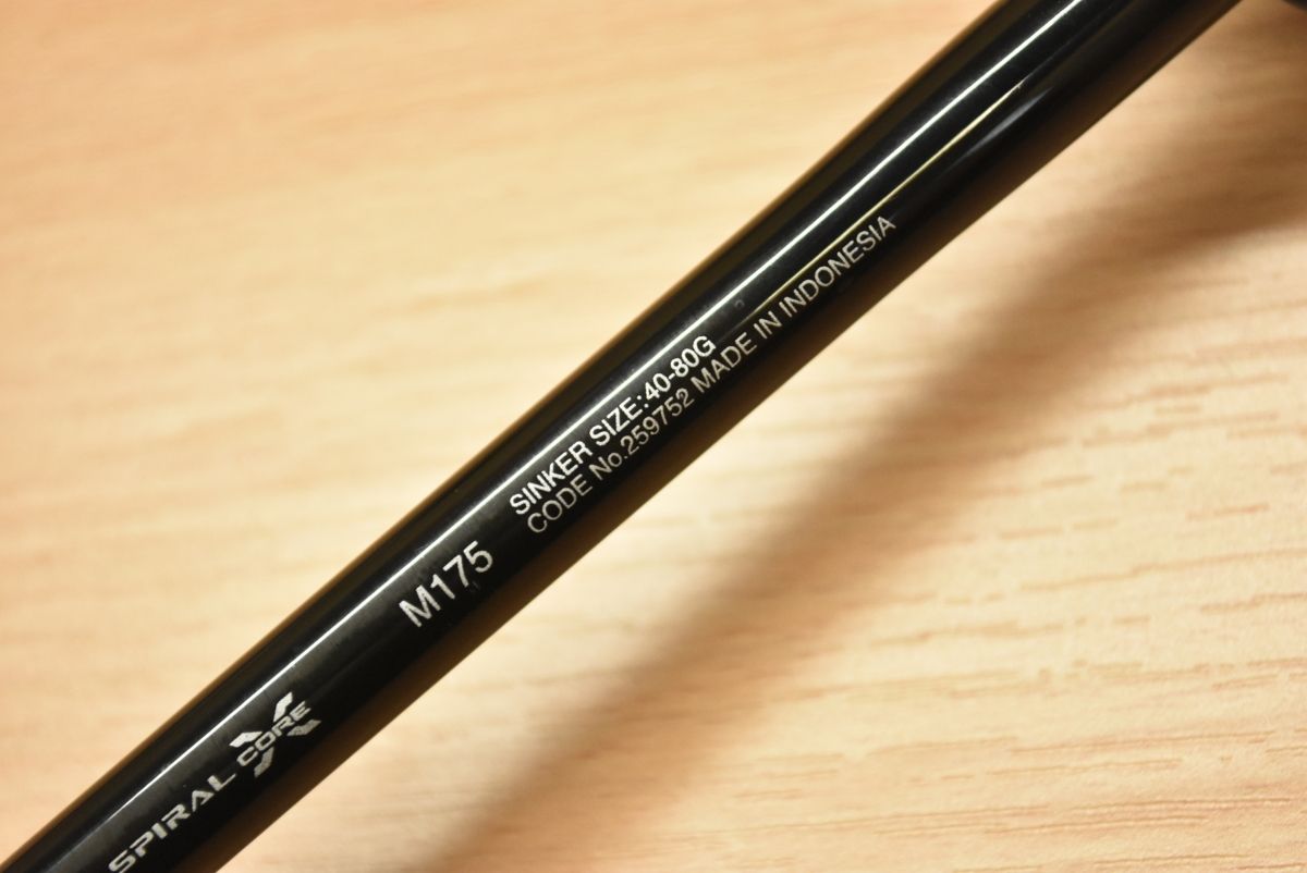 シマノ タコエギ XR M175 2ピース ベイト オフショアロッド 船釣り