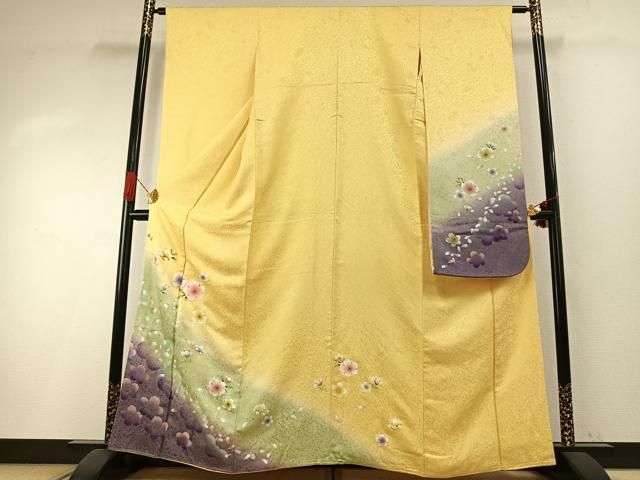 平和屋着物●豪華振袖　舞花文　暈し染め　正絹　逸品　AABI1448fy 32,110円