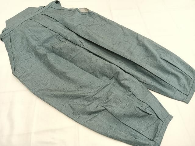 平和屋着物●男性　野袴　霞文　正絹　逸品　AABI1453fy