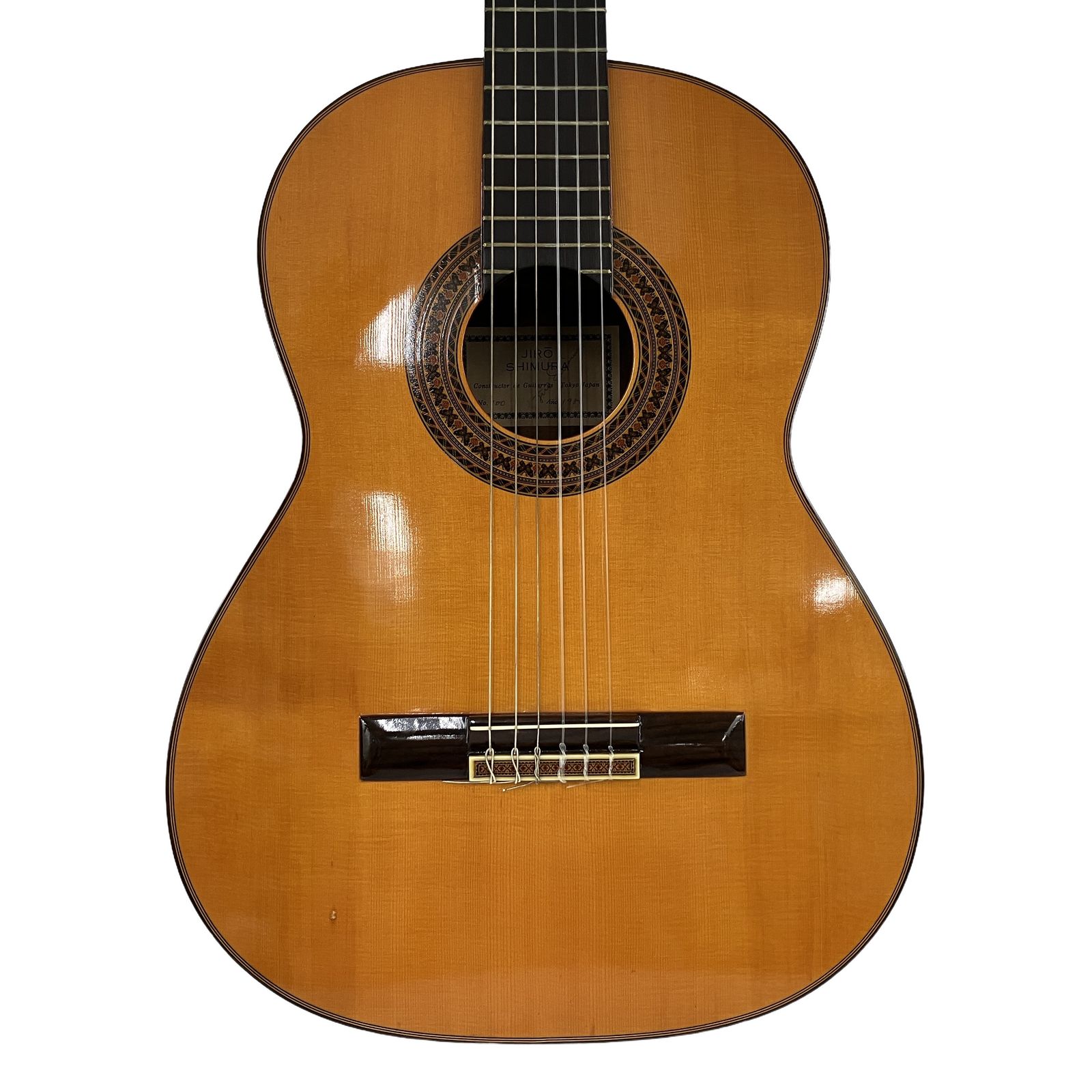 JIRO SHIMURA No.100 1980 クラシックギター ガットギター 志村二郎 楽器 中古 Y11237433
