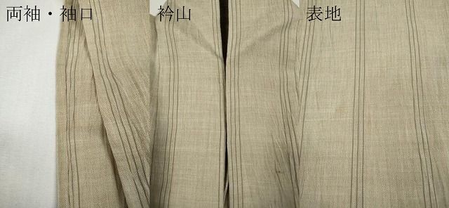 平和屋着物＊夏物 男性 小紋 間道 綿麻 逸品 CABF3548ut - メルカリ