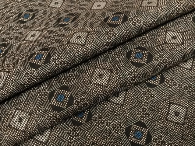 平和屋着物●本場大島紬 龍郷絣 正絹 逸品 AABI3090ph