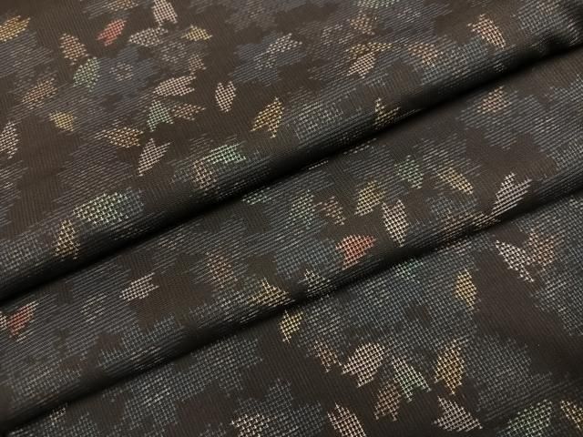 平和屋着物●本場大島紬　カタス7マルキ　夜桜　正絹　逸品　未使用　AABI3039ph