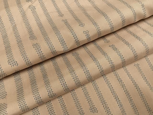平和屋着物●本場大島紬　一元絣　竹縞　正絹　逸品　AABI3053ph