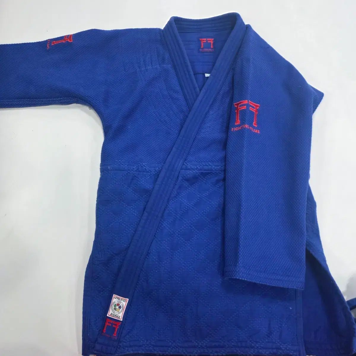 ファイティングフィルム 選手用 柔道着 170サイズ ブルー 出品