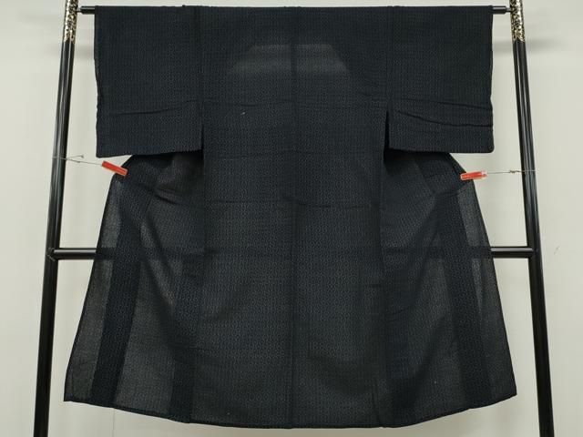 平和屋着物○男性 久留米絣 単衣 立涌文 綿 逸品 CABF3507ut