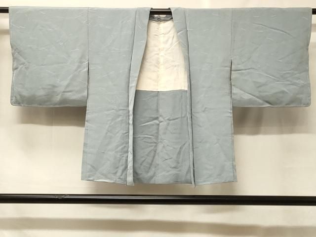 平和屋着物＃羽織　色無地　文意匠　秘色色　正絹　逸品　未使用　CABF8905in