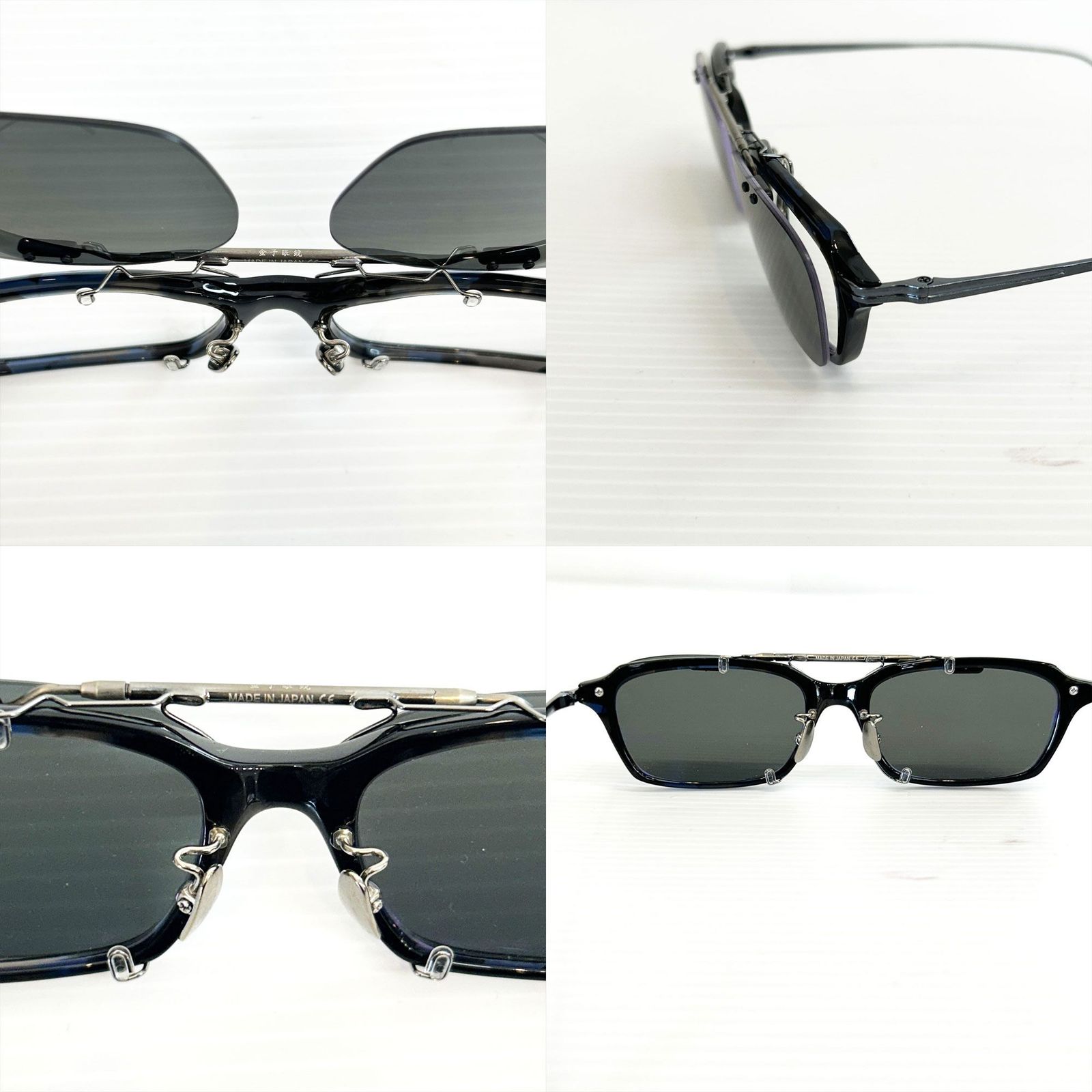 金子眼鏡 KJ-36 KANEKO OPTICAL JAPAN 跳ね上げ サングラス 偏光レンズ