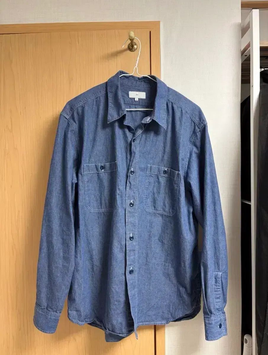 シャンブレーシャツ DARK BLUE サイズ 2
