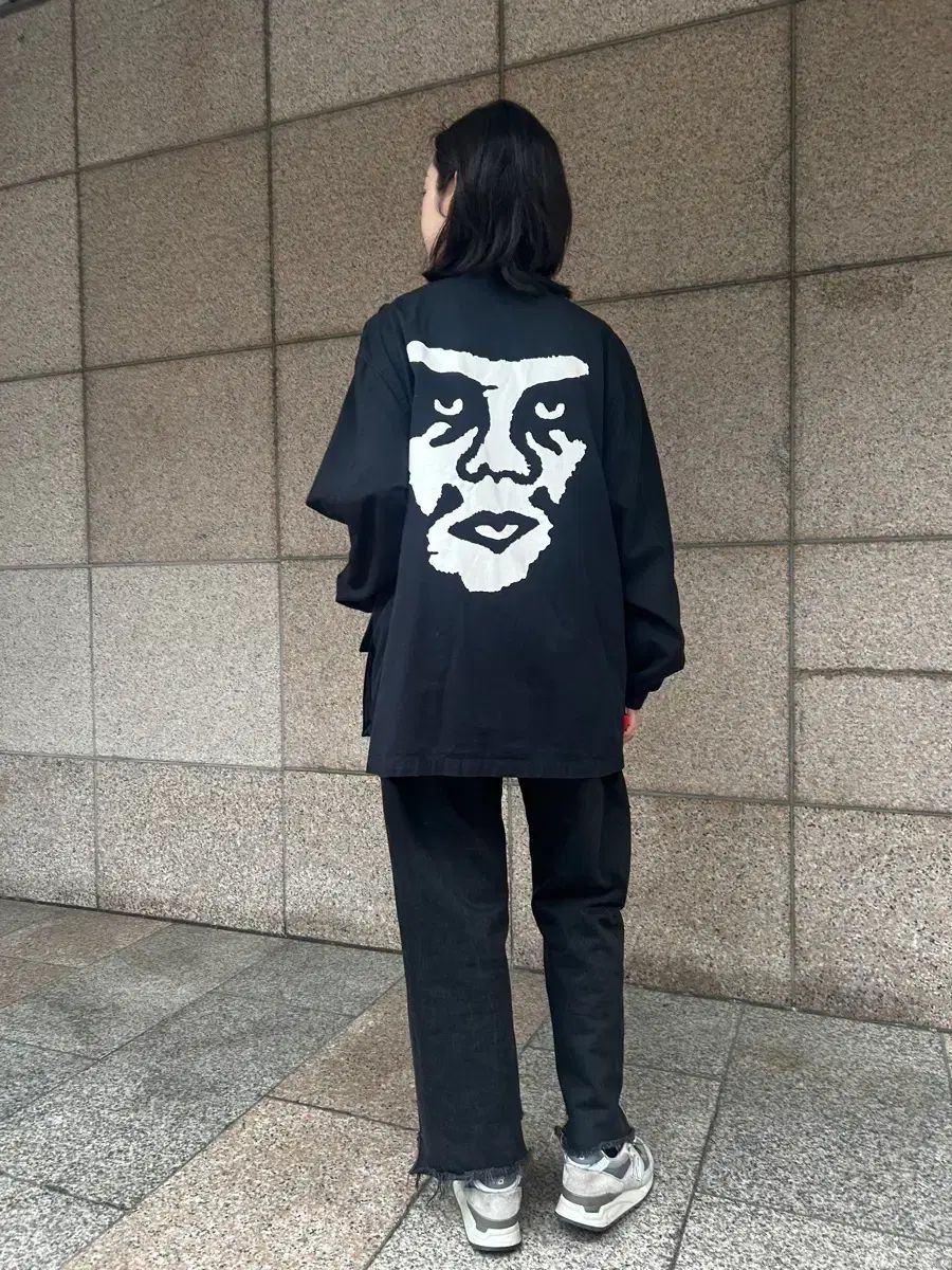 Obey オベイ 黒 ジャケット L