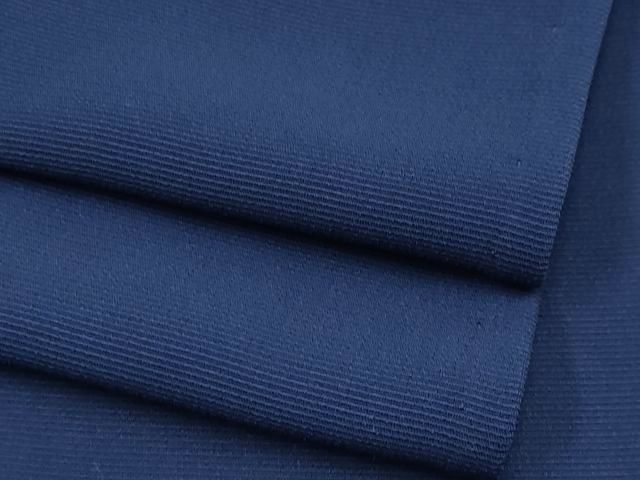平和屋着物＊夏物　色無地　紗　青藍色　正絹　逸品　CABF2691tx