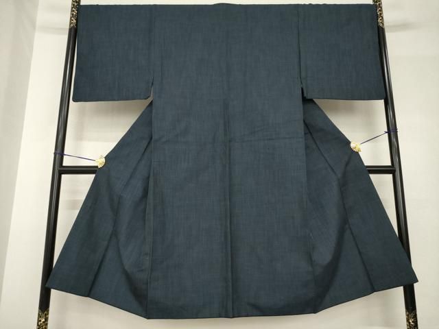 平和屋着物●男性　紬　亀甲柄　正絹　逸品　AABH5880ck